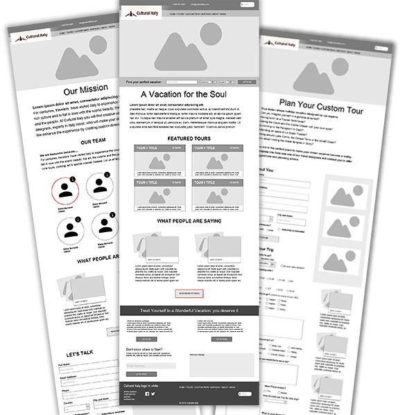 step 3:wireframes